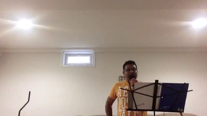 Ajnabee tum Jane pehchane... Kishore kumar's karaoke by Abdul Ali, sung by dj mehfil live