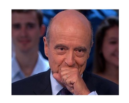 Alain Juppé ému... par un sondage
