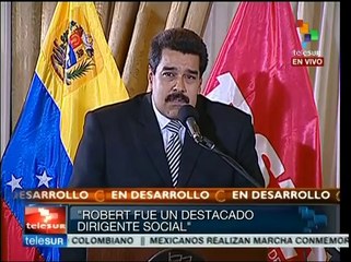 Como Robert hay miles de jóvenes venezolanos: Maduro