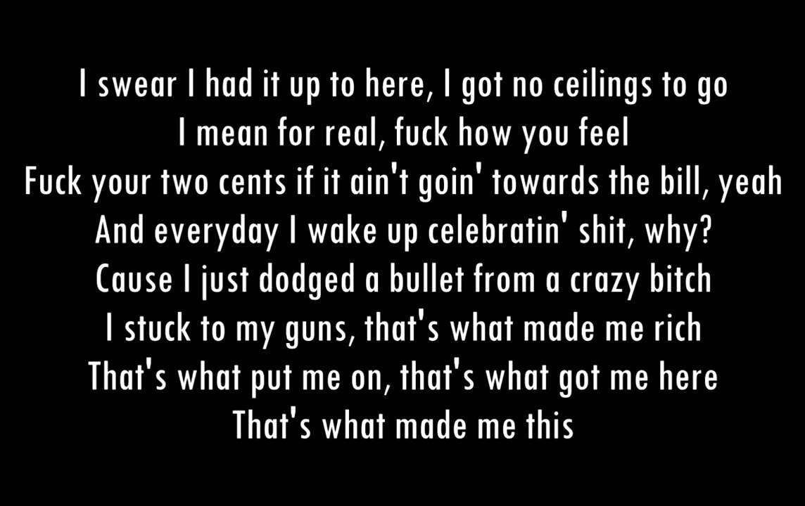 Big Sean - I Don't Fuck With You (LYRIC VIDEO) #IDFWU