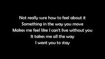 Rihanna Stay Lyrics