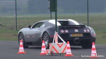 Bugatti Veyron w_ Mansory Exhaust vs Bugatti Veyron Grand Sport