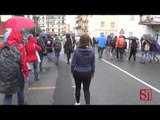 Napoli - Vertice Bce, tafferugli tra polizia e manifestanti -2- (02.10.14)