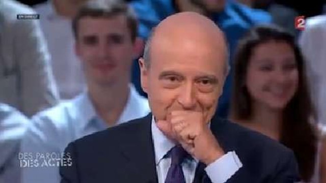 L’émotion d’Alain Juppé dans Des paroles et des actes sur France 2