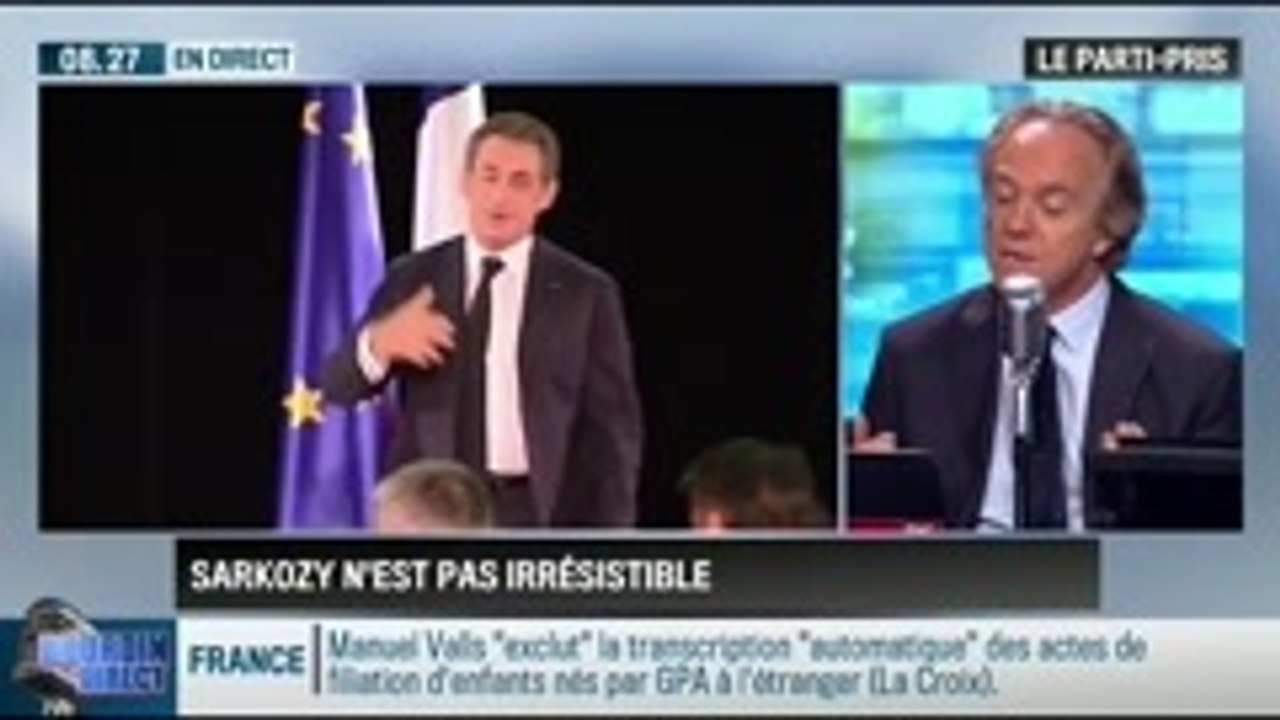 Le parti pris d'Hervé Gattegno: "Nicolas Sarkozy n'est pas irrésistible, tant mieux !" - 03/10