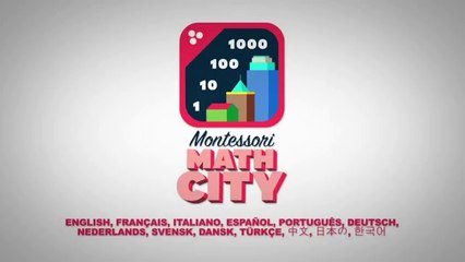 Montessori Math City - Learn numbers from 1 to 1000