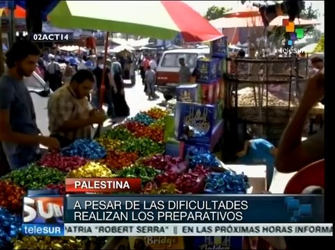 Pese a las dificultades, gazatíes se preparan para el Eid-al-Adha