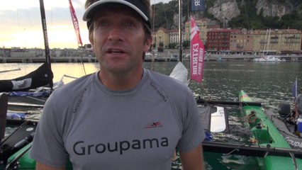 Extreme 40 à Nice Jour 1 : Tanguy Cariou