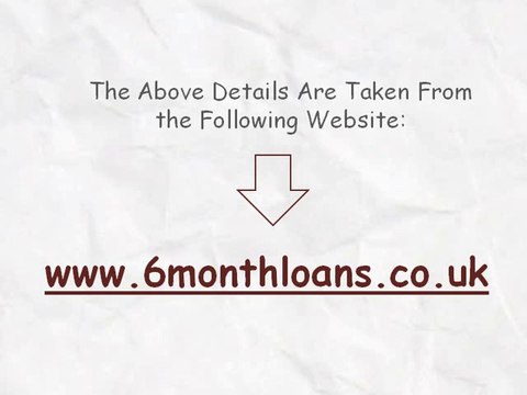 Bad Credit 6 Month Loans- Instant Finance Always Available When You Have Bad Credit