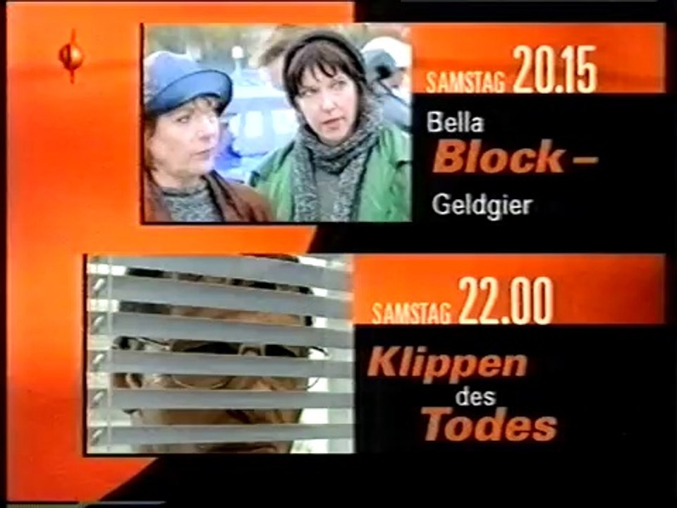 Trailer Programmhinweis Programmvorschau ZDF 1998