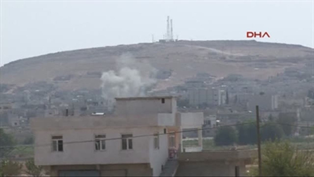 Suruç- Kobani'de Çatışmalar Sürüyor, Yoğun Dumanlar Yükseliyor-8