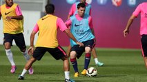 Last training session before the match against Rayo Vallecano (03/10/14)