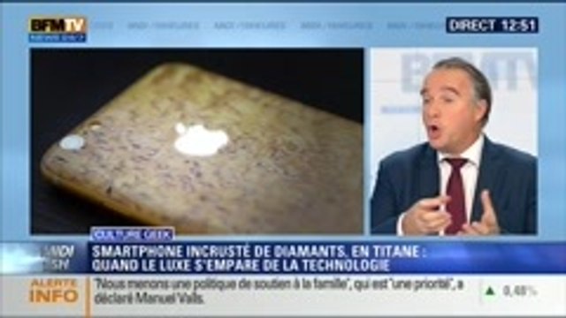 Culture Geek: Smartphone incrusté de diamants, en titane: quand le luxe s’empare de la technologie – 03/10
