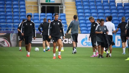 Cristiano Ronaldo se entrena al margen del grupo