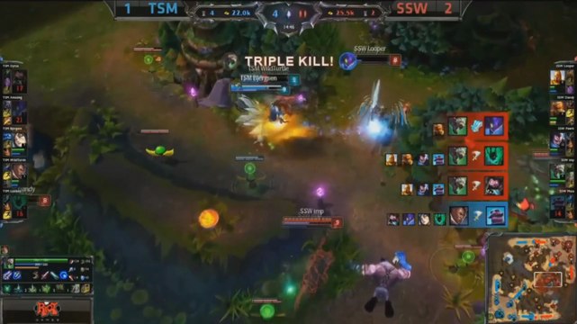 SSW vs TSM Imp Pentakill - League of Legends