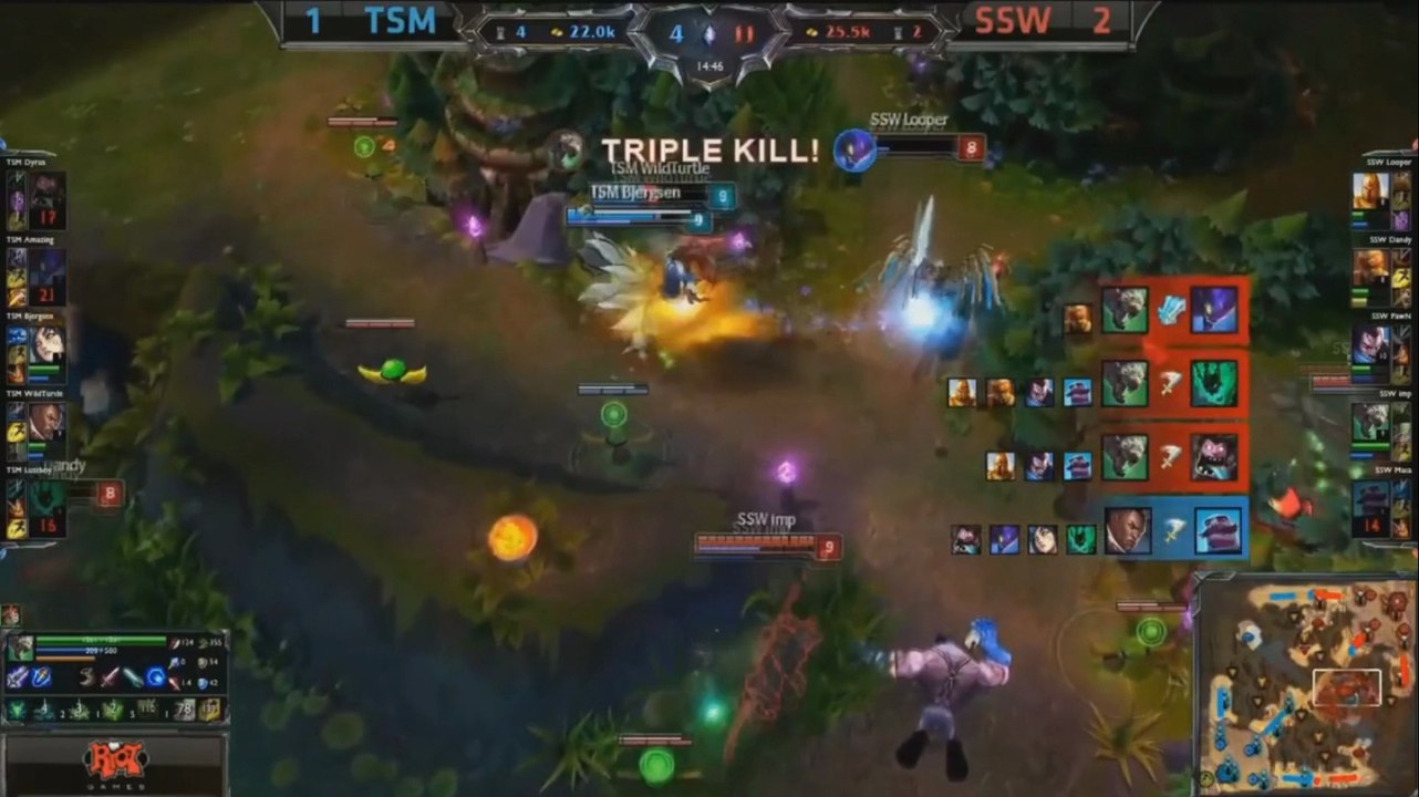 SSW vs TSM Imp Pentakill - League of Legends