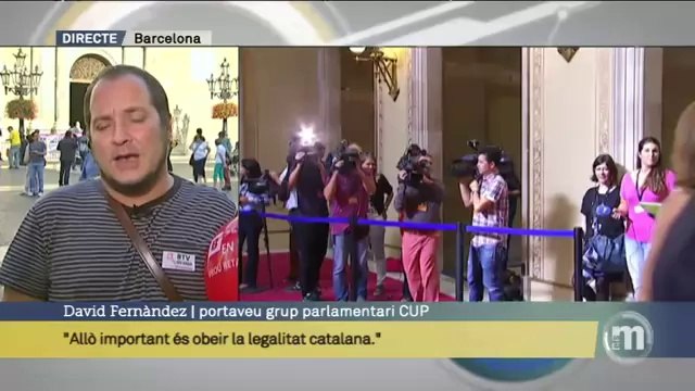 TV3 - Els Matins - David Fernández: Volem arribar al màxim comú multiplicador