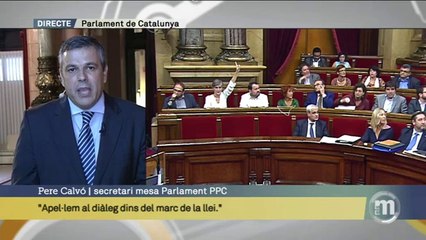 TV3 - Els Matins - Pere Calvó: "El PPC espera que d'aquesta reunió en surti el compliment de la l