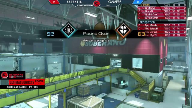 Ultimate Ghosts ESWC : Ascentia Vs iGamerz - Quarts
