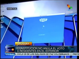 Uruguayos en el extranjero exigen reforma para poder votar en comicios