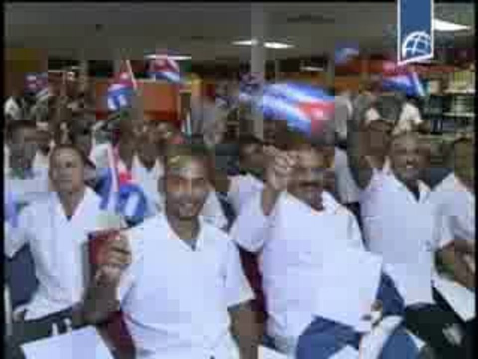 Ébola: despidió Raúl Castro brigada medica que partió a Sierra Leona
