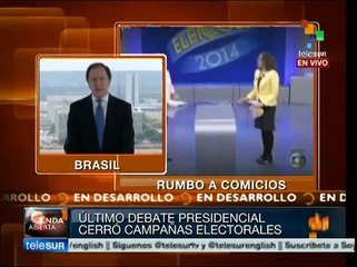 Brasil: empate técnico entre Neves y Silva, Dilma ganaría la 1a vuelta