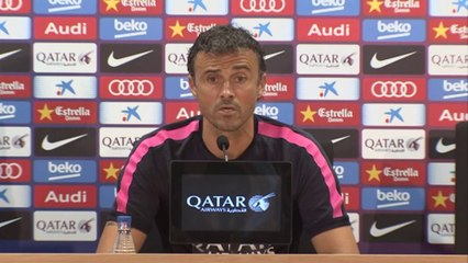 FÚTBOL: La Liga: Luis Enrique: "Aqui se montan debates hasta por las piedras"