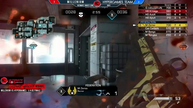 Ultimate Ghosts ESWC : Millenium Vs Hypergames - Quarts