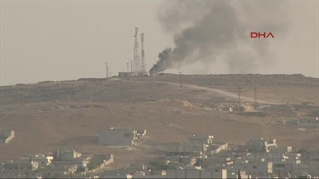 Suruç- Kobani'de Çatışmalar Sürüyor, Yoğun Dumanlar Yükseliyor-11
