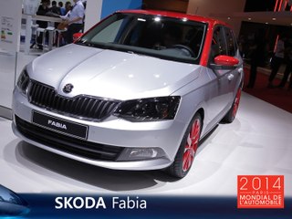 La Skoda Fabia en direct du Mondial de l'Auto 2014