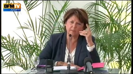 Martine Aubry dénonce les "vieilles rengaines" de Sarkozy