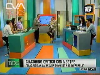 Canal 10 - Bien Despiertos - Daniel Giacomino 03/10/2014