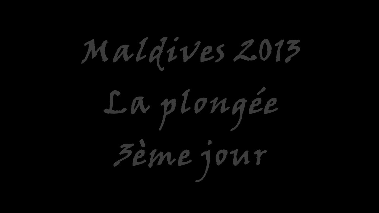 Shooting aux Maldives - Jour 3