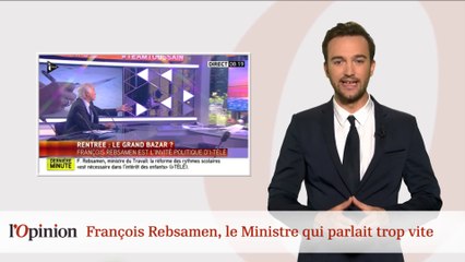 François Rebsamen : le ministre qui parlait trop vite