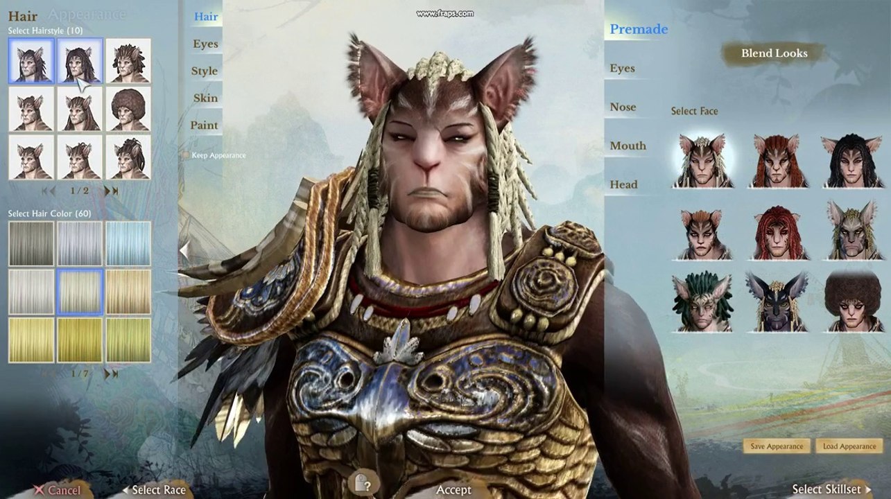 Archeage - Ferran - Character Creation - 30s