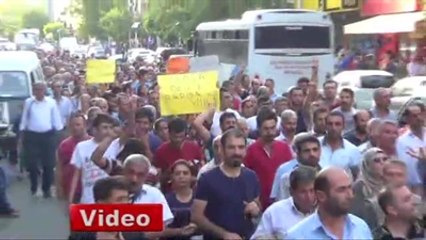Kobani'ye Destek Yürüyüşünde Gerginlik