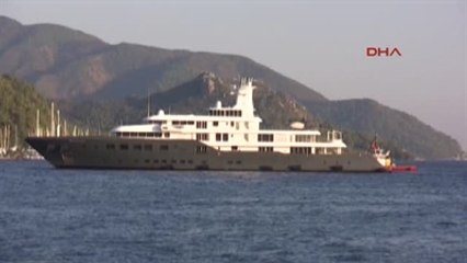 Rus Milyarderin Yüzen Sarayı Marmaris'e Demir Attı