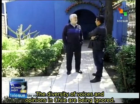 Chilean press controlled by 9 families; some tied to Pinochet regime