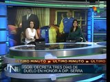 Gob. de Venezuela decreta 3 días de duelo en honor a dip. Serra