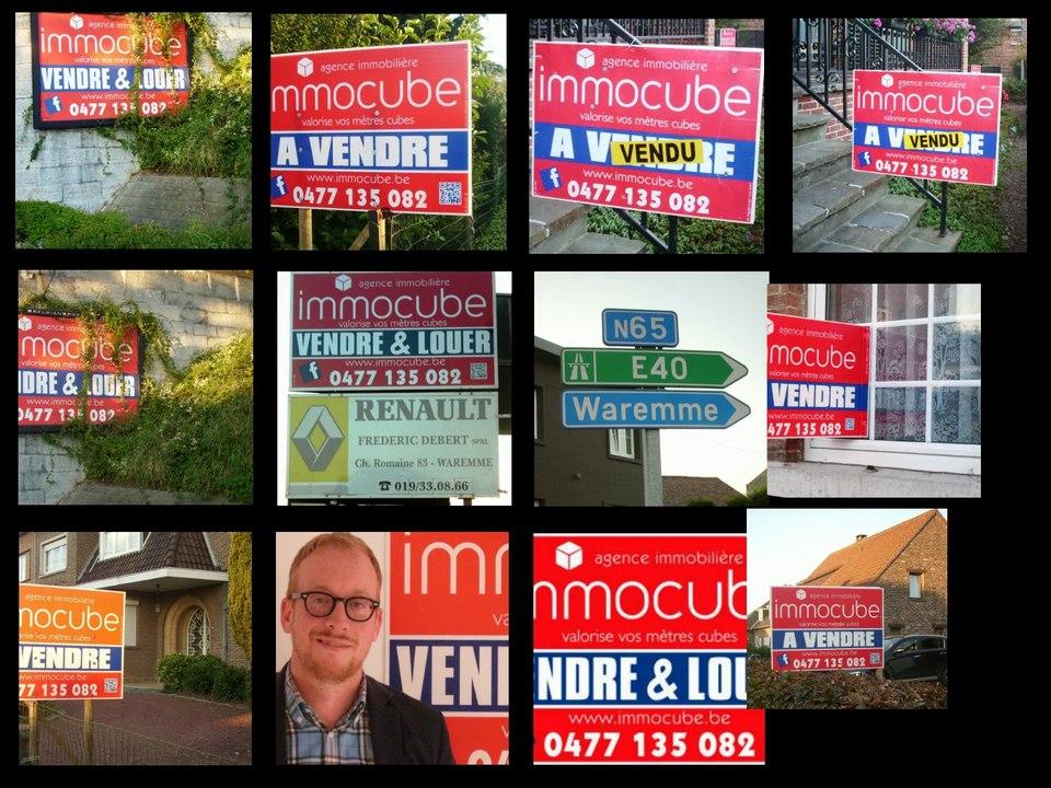 Immo Cube votre bureau Immobilier présente son agence de Waremme via un spot de pub sur Radio Contact et Radio Nostalgie pour vendre ou acheter une maison, villa ou appartement neuf dans la région et en Hesbaye ou nos promotions immo avec "les Waleffes"