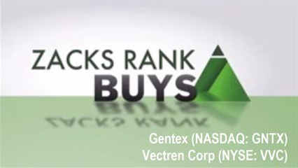 Zacks Research - Gentex (NASDAQ: GNTX) & Vectren Corp (NYSE: VVC)