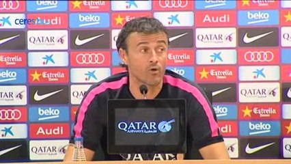 Luis Enrique asegura que su objetivo es el "marcador" y no tanto la pelota