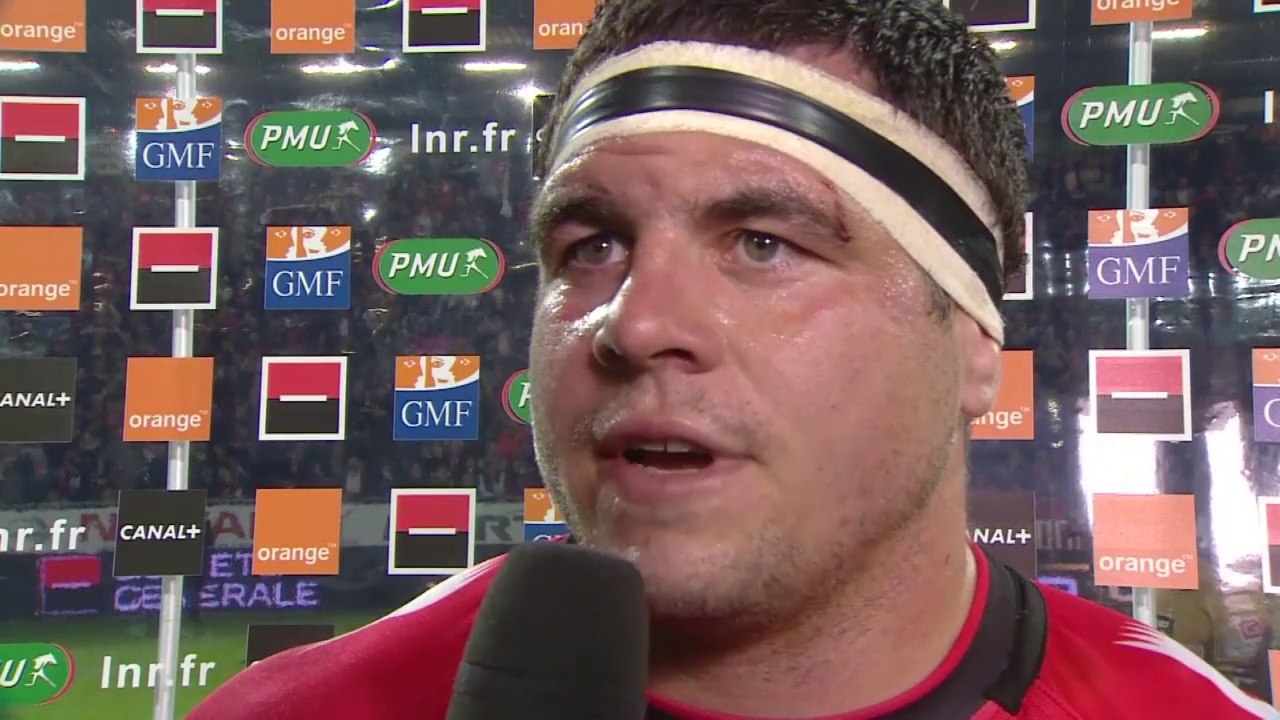TOP14 - Oyonnax-Toulon: Interview Guilhem Guirado (TLN) - J8 - Saison 2014/2015