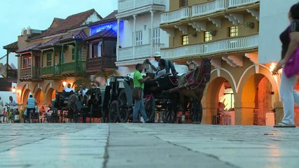 Carruagens em Cartagena dividem opiniões
