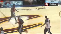 LeBron James SICK dunk after between-the-legs pass from Kyrie Irving! - Cavs Scrimmage 2014