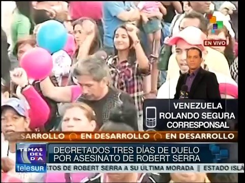 Venezuela: decretan 3 días de duelo por asesinato de diputado Serra