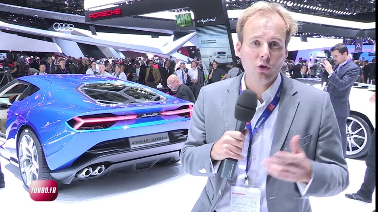 Lamborghini LPI 910-4 Asterion Concept : Live Mondial Paris 2014