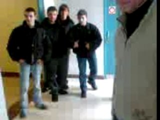 Le saut dans L'escalier