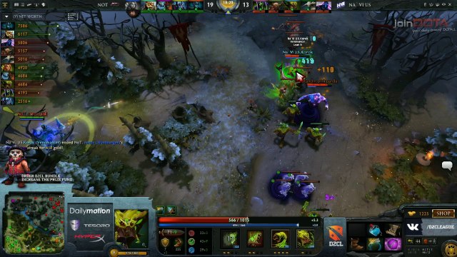 Na'Vi US vs NoT Game 1 - Dota 2 Champions League @TobiWanDOTA & Clairvoyance