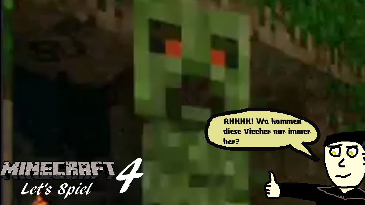 Minecraft 'Let's Spiel' (Let's Play) 4: Die kleine Creeperarmee